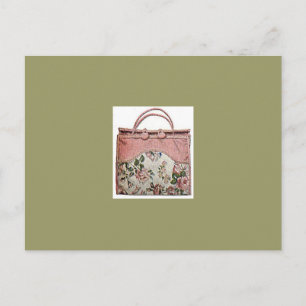 Cartão Postal Vintage Handbag 1913 #5