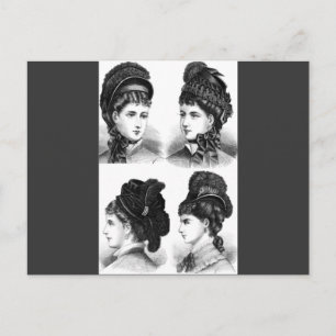 Cartão Postal Vintage Hats