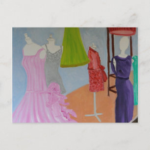 Cartão Postal Vintage Haute Couture