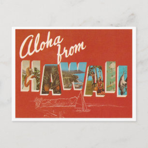 Cartão Postal Vintage Hawaii