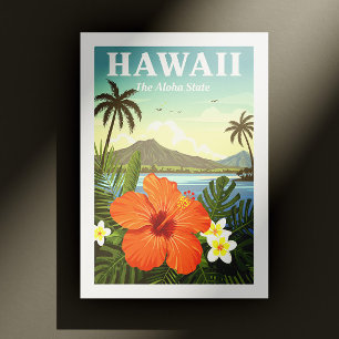 Cartão Postal Vintage Hawaii