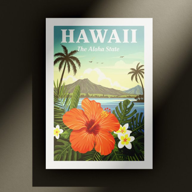 Cartão Postal Vintage Hawaii (Criador carregado)