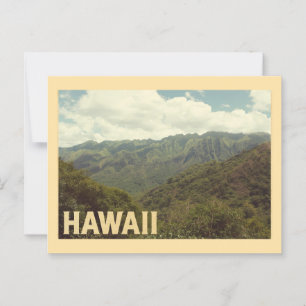 Cartão Postal Vintage Hawaii Viagem