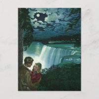 Vintage Honeymoon Love, Newlyweets em Niagara Fall