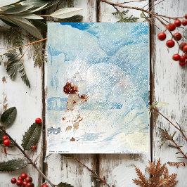 Cartão Postal Vintage Honor C. Appleton The Snow Queen