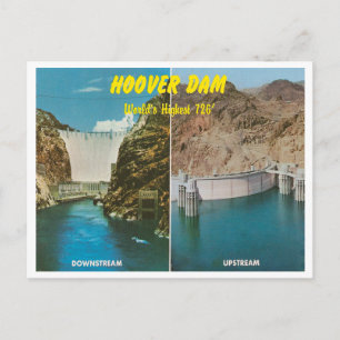 Cartão Postal Vintage Hoover Dam