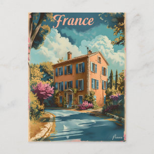 Cartão Postal Vintage House in the Heart of France