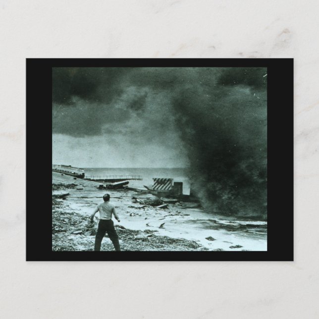 Cartão Postal Vintage Hurricane Wave (Frente)