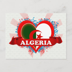 Cartão Postal Vintage I Love Argélia