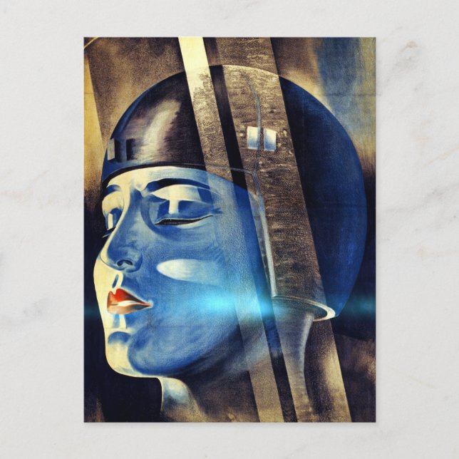 Cartão Postal Vintage Iconic Metropolis Filme (Frente)