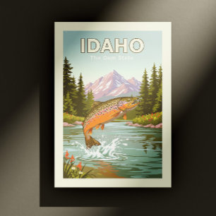 Cartão Postal Vintage Idaho