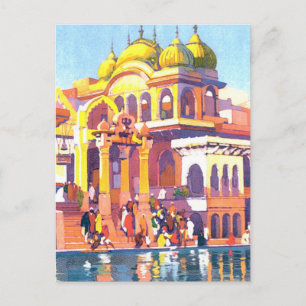 Cartão Postal Vintage Índia