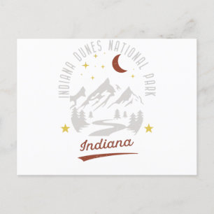 Cartão Postal Vintage Indiana Dunes National Park Indiana