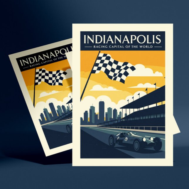Cartão Postal Vintage Indianapolis (Criador carregado)