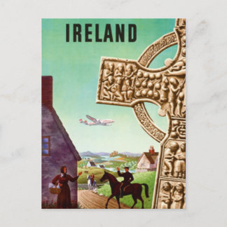 Cartão Postal Vintage Irlanda -