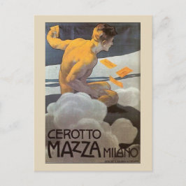 Cartão Postal Vintage Italiana Man