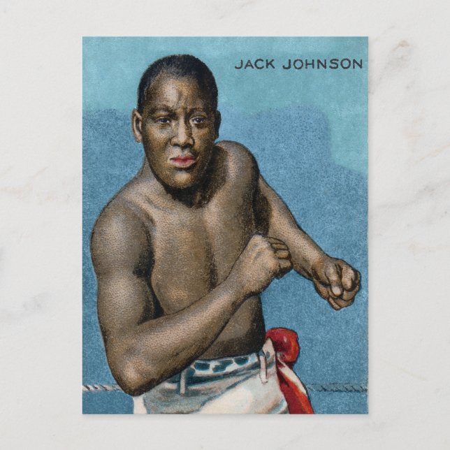 Cartão Postal Vintage Jack Johnson (Frente)