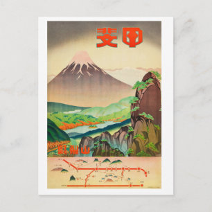 Cartão Postal Vintage Japan Viagem