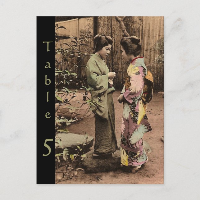 Cartão Postal Vintage Japão (Frente)