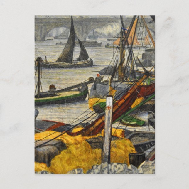 Cartão Postal Vintage John Stanhope Pensamentos do Passado (Frente)