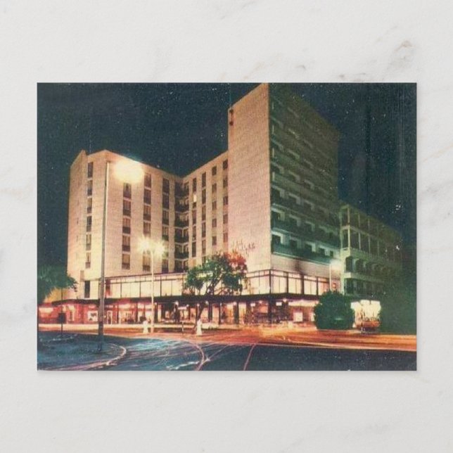 Cartão Postal Vintage Kenya, hotel de Stanley, Nairobi (Frente)