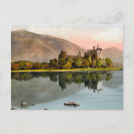 Cartão Postal Vintage Kilchurn Castle Scotland