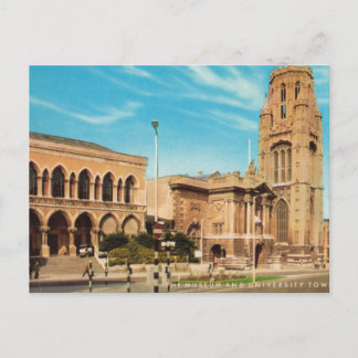 Cartão Postal Vintage Kingdom, Universidade de Bristol, Wills To