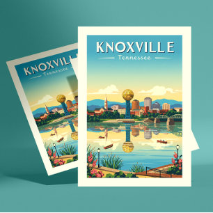 Cartão Postal Vintage Knoxville Tennessee