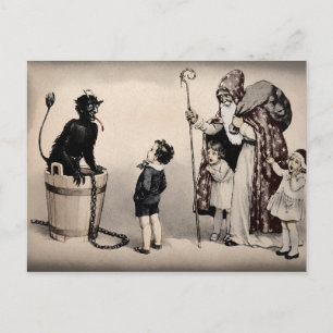 Cartão postal Vintage Krampus