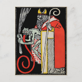 Cartão postal Vintage Krampus