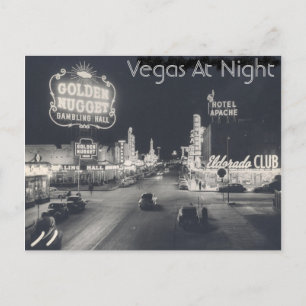 Cartão Postal Vintage Las Vegas Strip