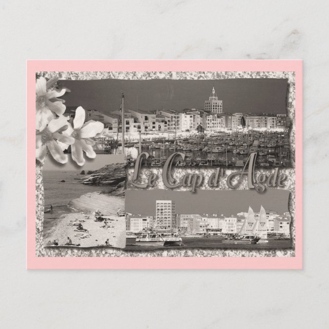 Cartão Postal Vintage, Le boné d'Agde (Frente)