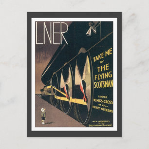 Cartão Postal Vintage LNER