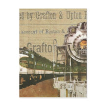 Vintage Locomotive Train Steam Railroad