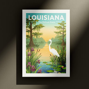 Cartão Postal Vintage Louisiana