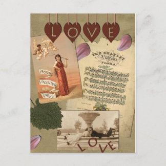 Cartão postal Vintage Love