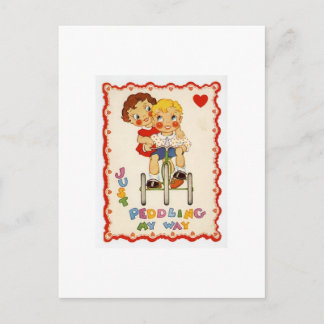 cartão postal vintage love
