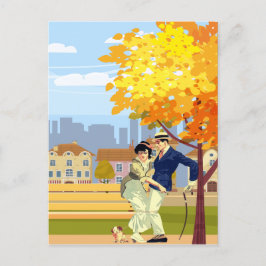 Cartão Postal Vintage Love Tied In A Knot