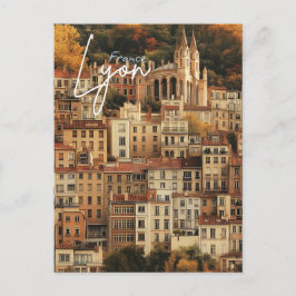 Cartão Postal Vintage Lyon França