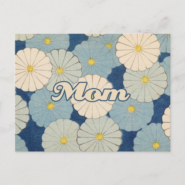 Cartão Postal Vintage Mãe (Frente)