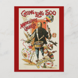 Cartão Postal Vintage Magic Poster, Maggie Chung Ling Soo