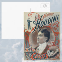 Vintage Magic Poster, mágico Harry Houdini