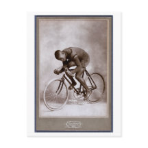 Vintage Male Photo Cyclist
