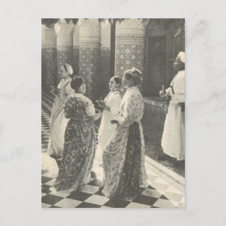 Cartão Postal Vintage Marrakesh, Maroc, Senhoras