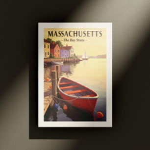 Cartão Postal Vintage Massachusetts