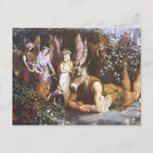 Cartão postal Vintage Médio-Summer Faerie