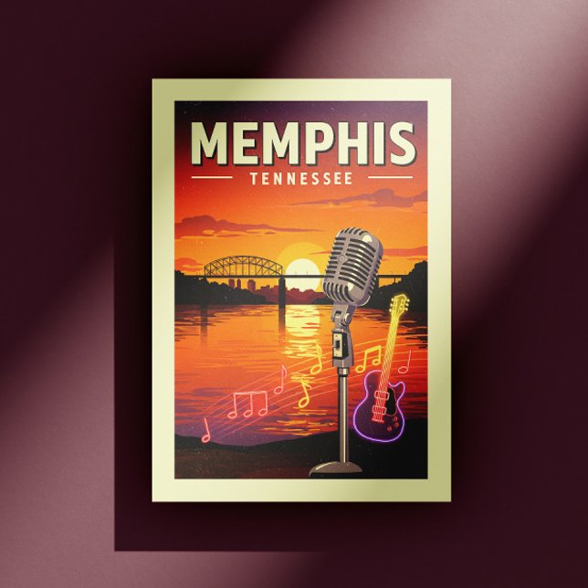Cartão Postal Vintage Memphis Tennessee (Criador carregado)