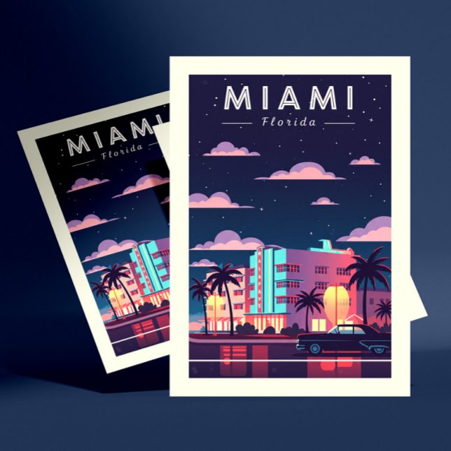 Cartão Postal Vintage  Miami (Criador carregado)