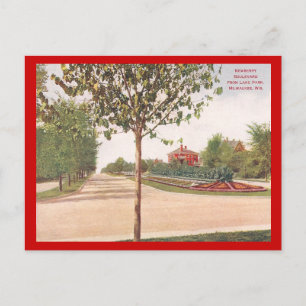 Cartão Postal Vintage Milwaukee Wisconsin