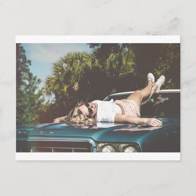 Cartão Postal Vintage Monroe Inspirada (Frente)